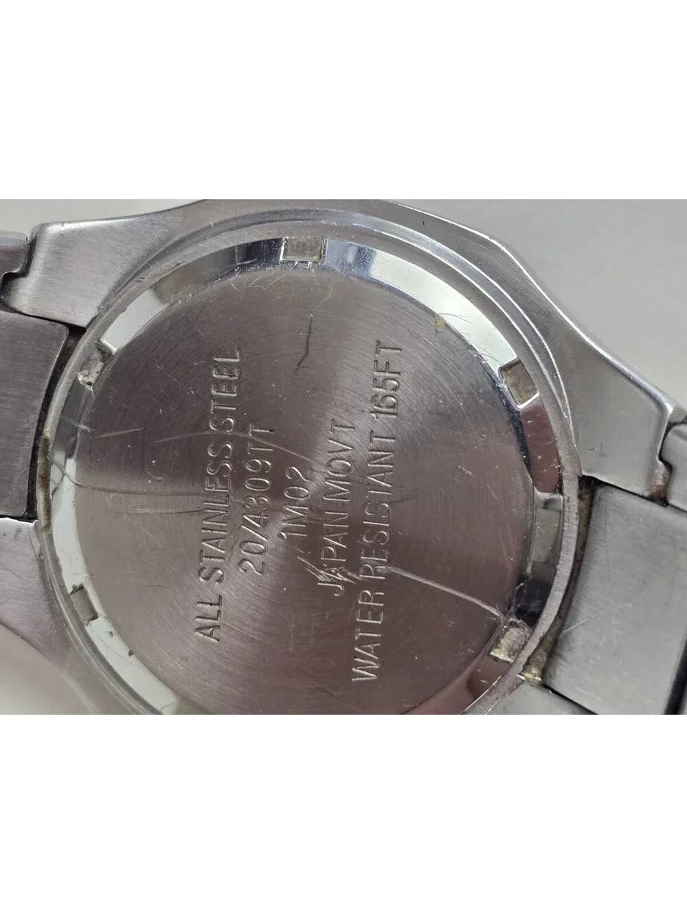 Armitron Mens Watch 39mm Two Tone Bracelet Day Date 165ft New Battery VGC